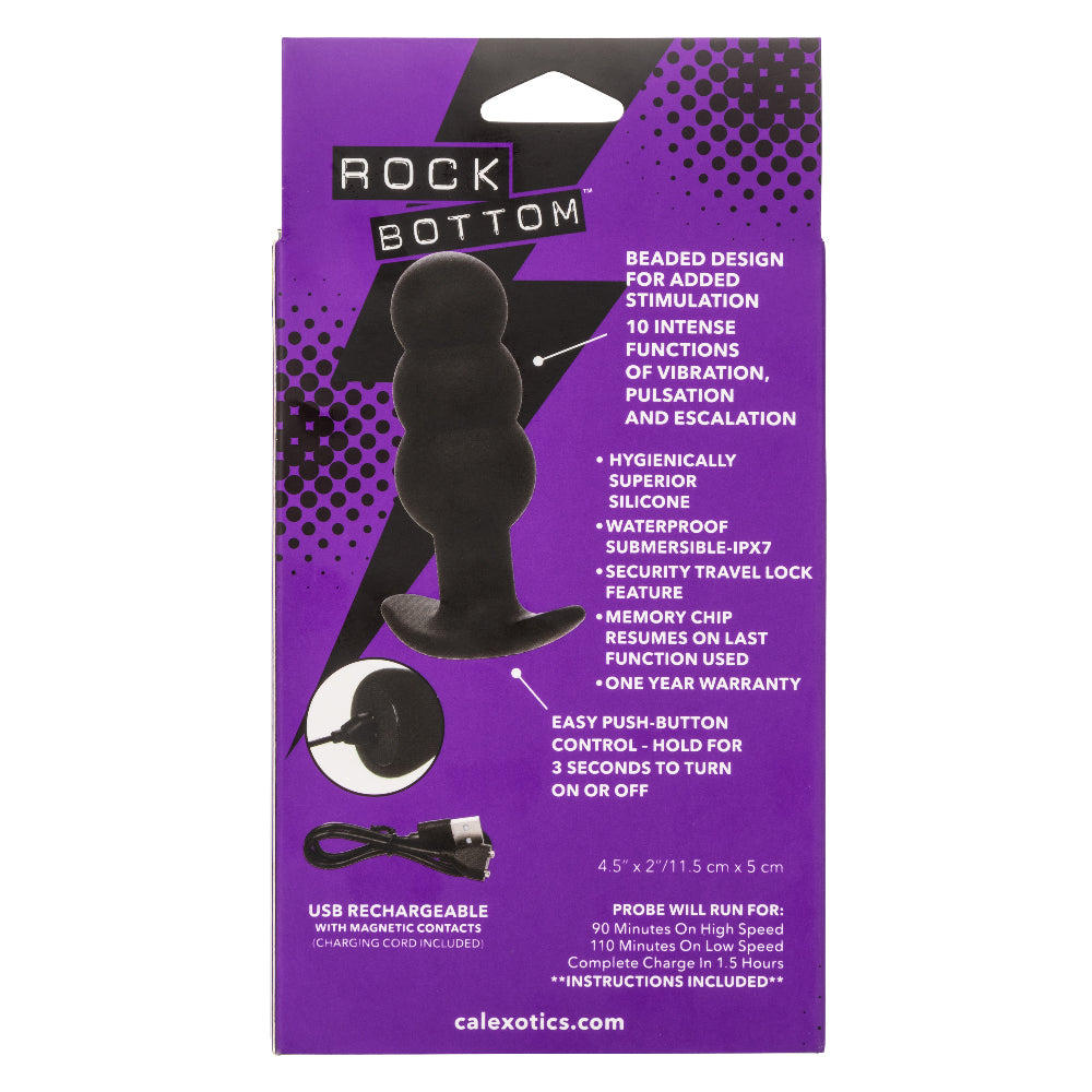 Rock Bottom Beaded Probe - Black CalExotics