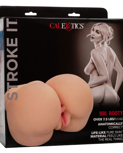 Stroke It Bbl Booty - Ivory CalExotics