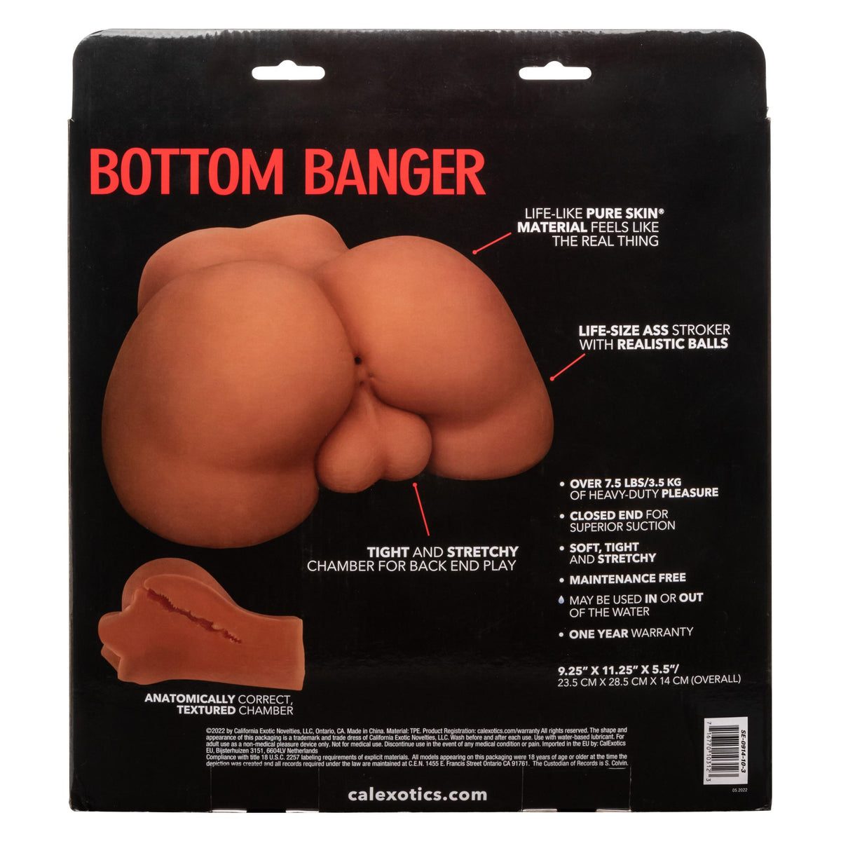 Stroke It Bottom Banger - Brown CalExotics