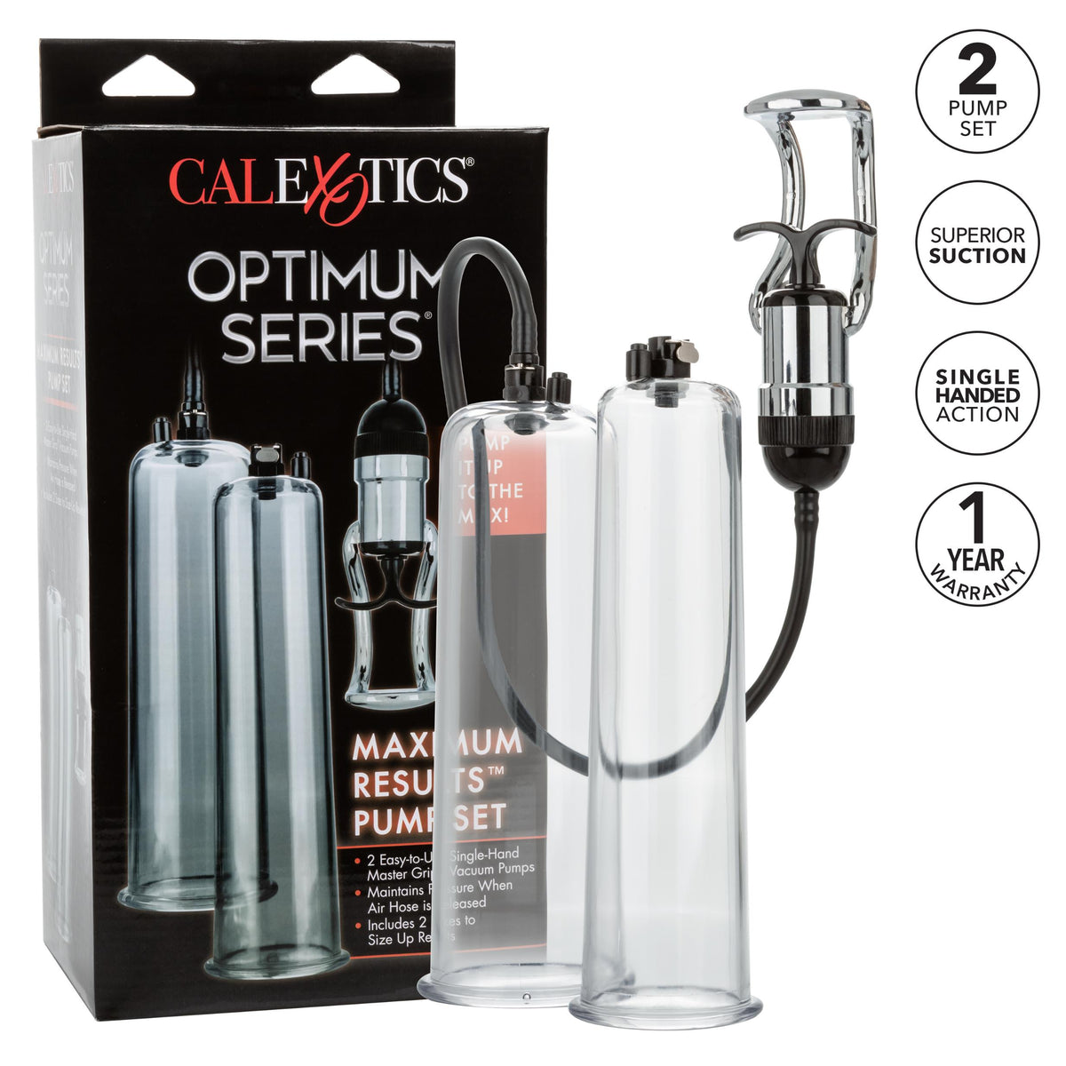 Optimum Series Maximum Results Pump Set CalExotics