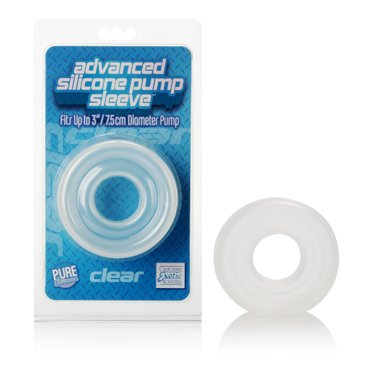 Advanced Silicone Pump Sleeve - Clear CalExotics