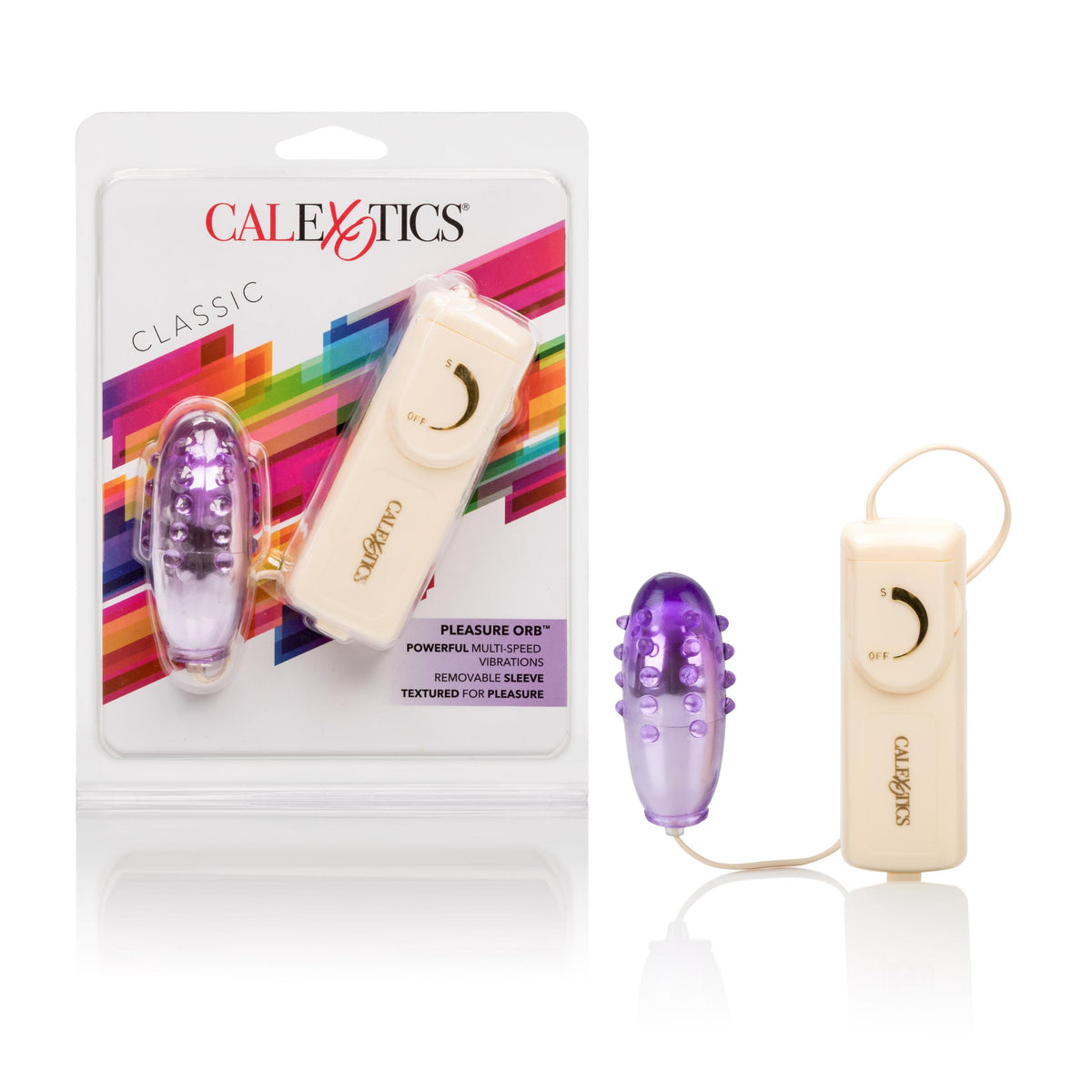 Pleasure Orb Vibrating Egg - Purple CalExotics