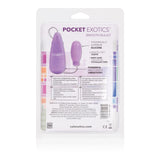 Silicone Slims Vibrating Smooth Bullet - Purple CalExotics