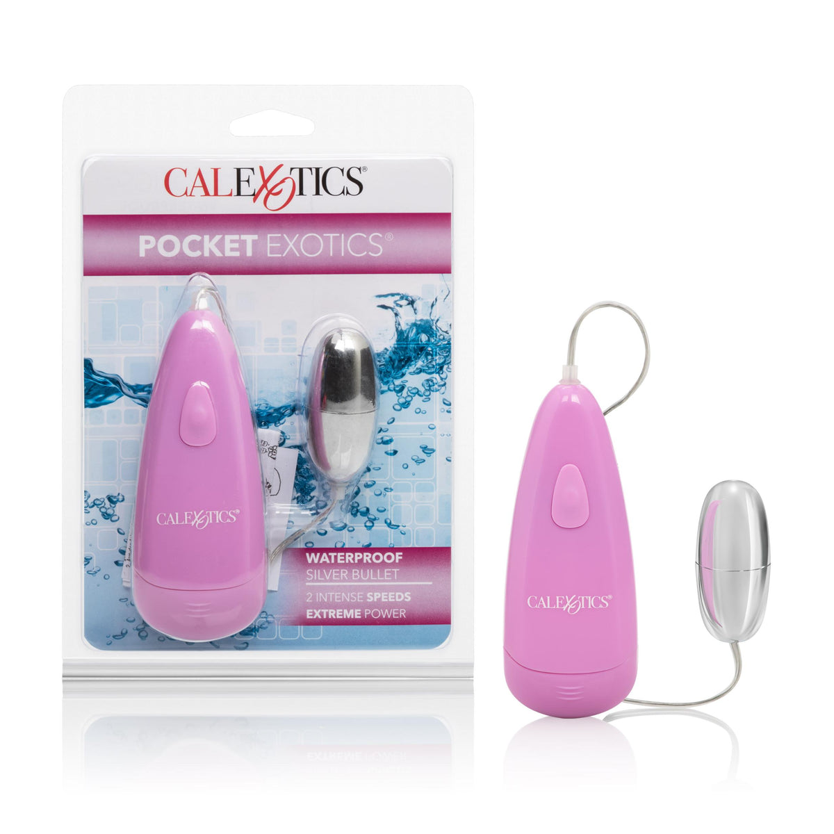 Pocket Exotics Waterproof Silver Bullet - Pink CalExotics