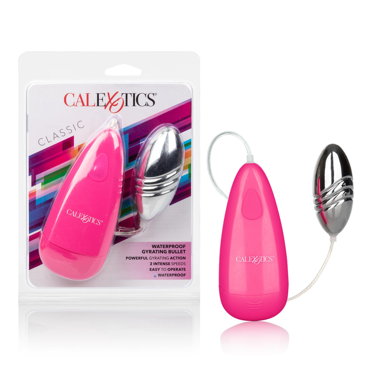 Waterproof Gyrating Bullet - Pink CalExotics