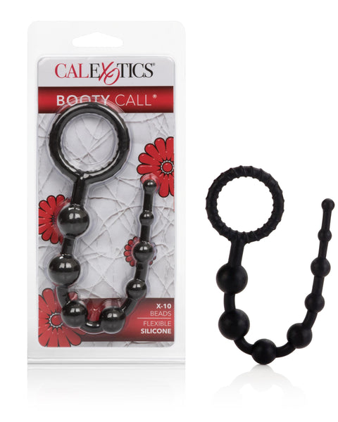 Booty Call X-10 Beads - Black CalExotics