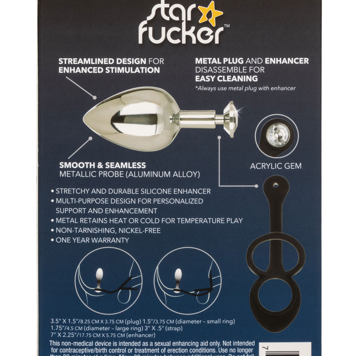 Star Fucker XL Teardrop Plug CalExotics