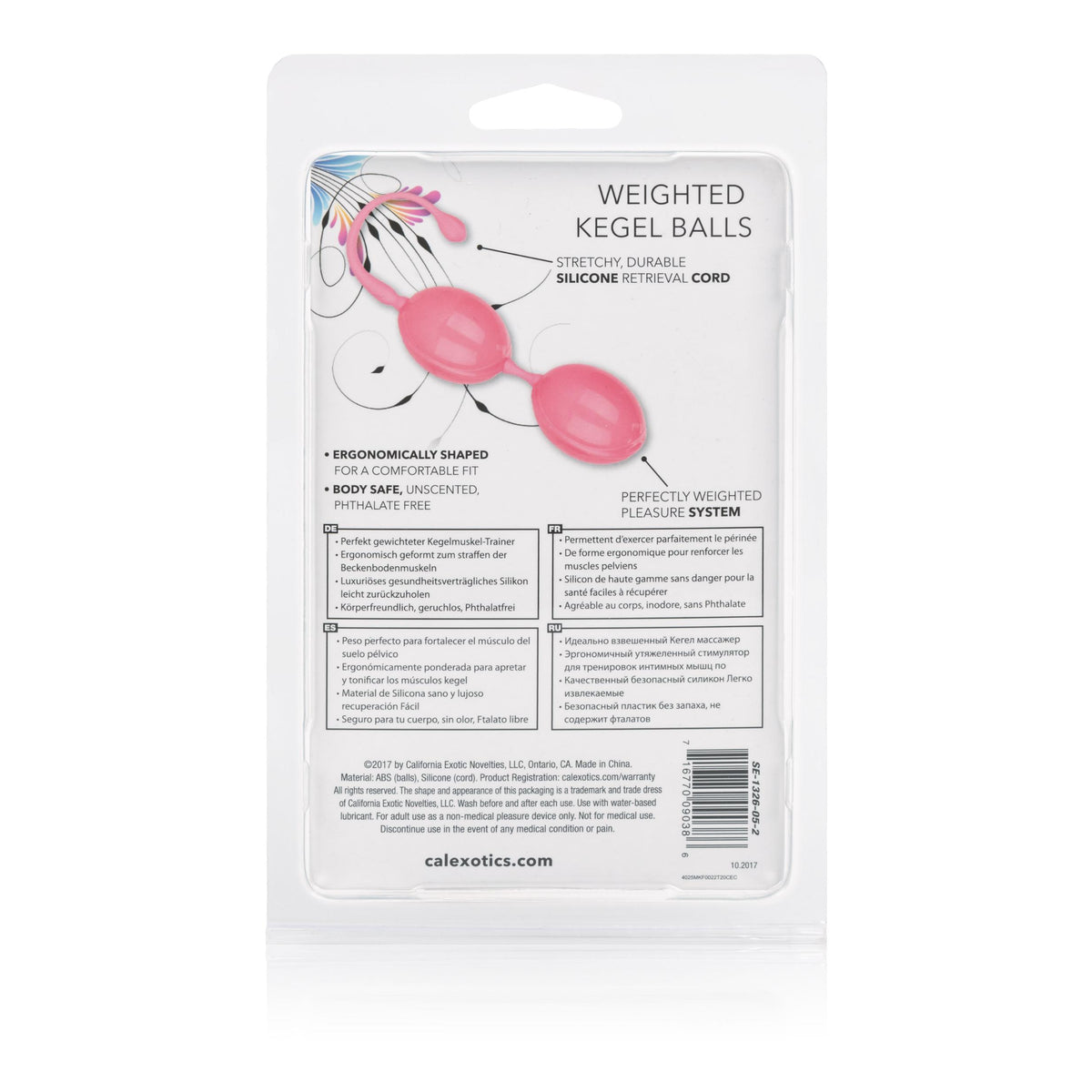 Weighted Kegel Balls - Pink CalExotics