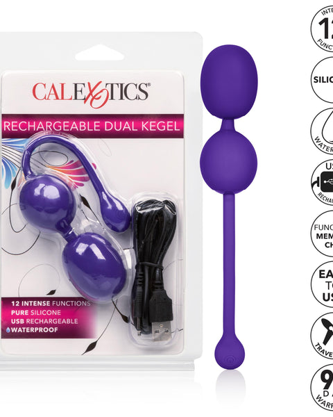 Rechargeable Dual Kegel - Purple CalExotics