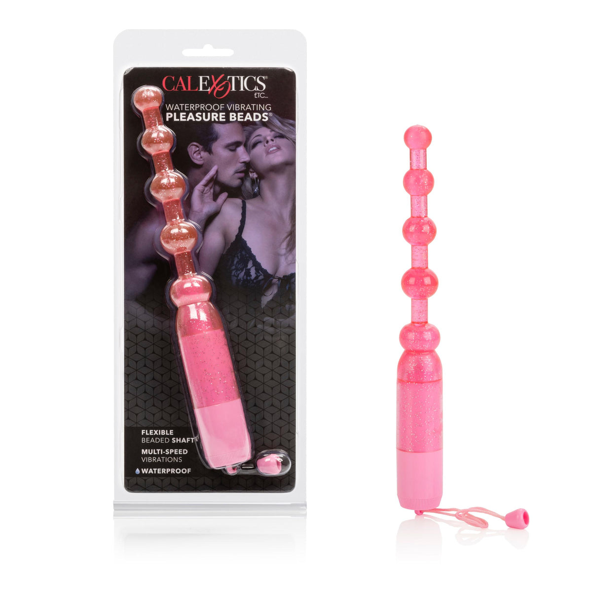 Vibrating Pleasure Beads - Pink CalExotics