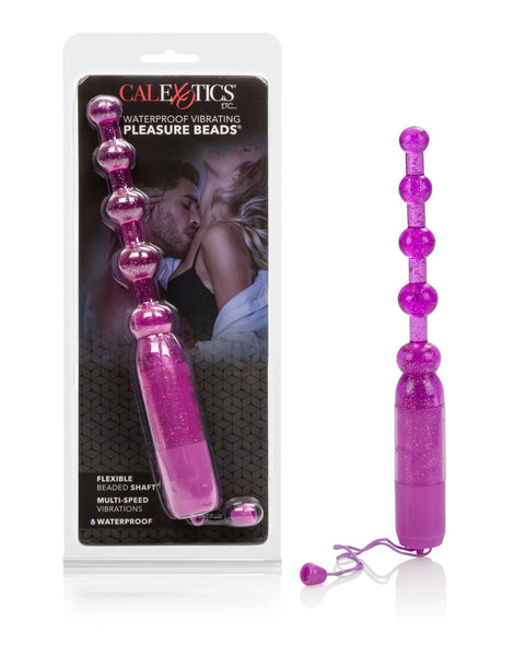 Vibrating Pleasure Beads - Purple CalExotics