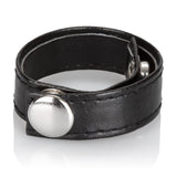 Leather Black 3-Snap Ring CalExotics