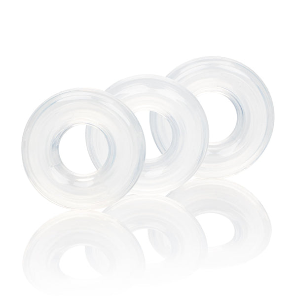 Set of 3 Silicone Stacker Rings CalExotics