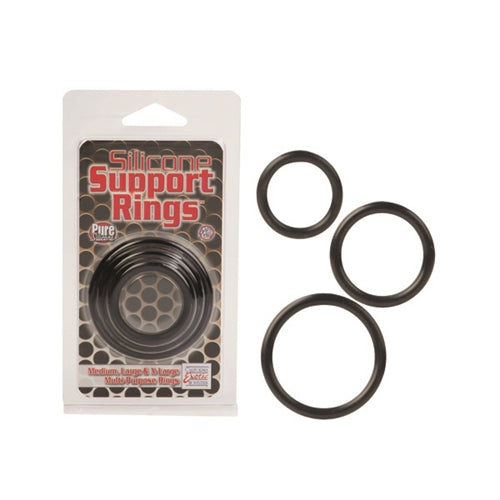 Silicone Support Rings - Black CalExotics