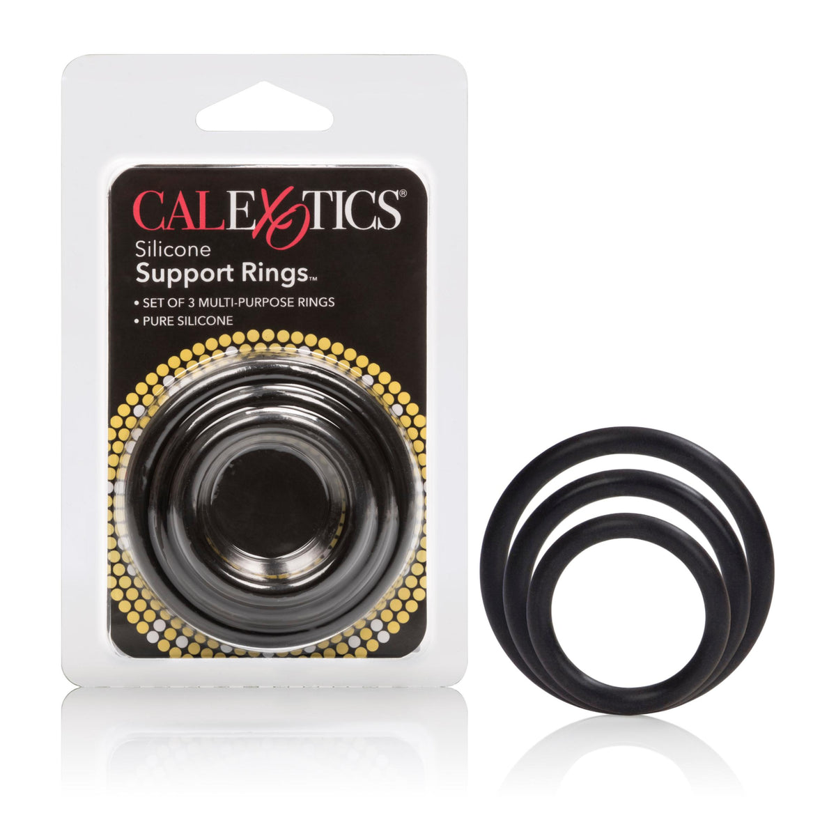 Silicone Support Rings - Black CalExotics