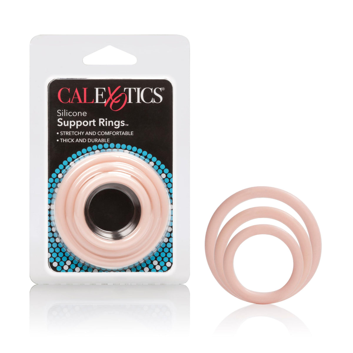 Silicone Support Rings - Ivory CalExotics