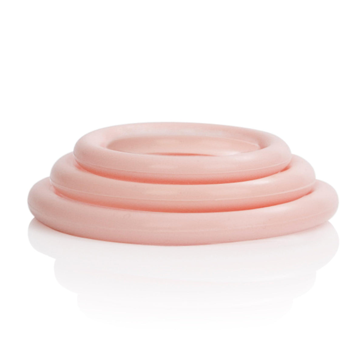 Silicone Support Rings - Ivory CalExotics