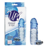 Up Extended It Up Vibrating Extension  Sleeve - Blue CalExotics