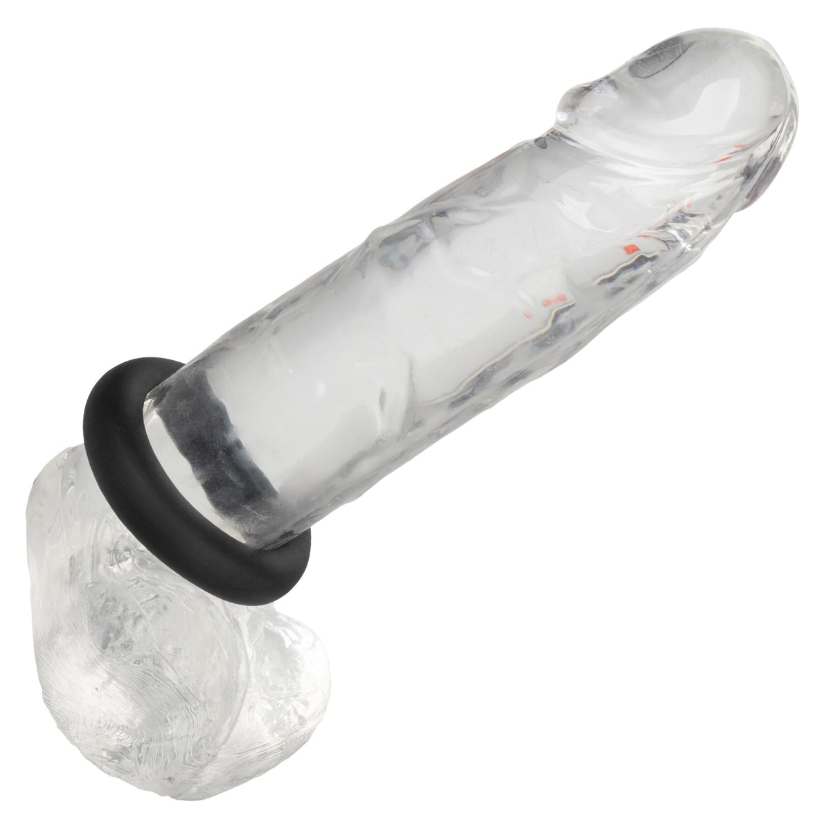 Alpha Liquid Silicone Prolong Medium Ring - Black CalExotics