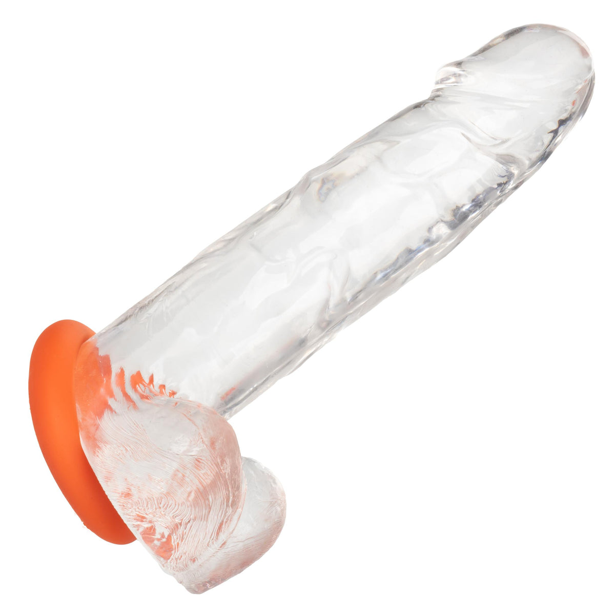 Alpha Liquid Silicone Prolong Large Ring - Orange CalExotics