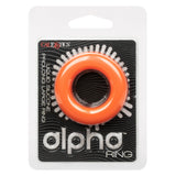 Alpha Liquid Silicone Prolong Large Ring - Orange CalExotics