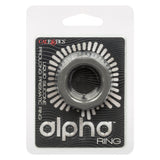 Alpha Liquid Silicone Prolong Prismatic Ring -  Gray CalExotics