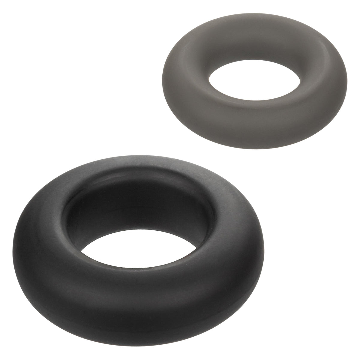 Alpha Liquid Silicone Prolong Set of 2 - Black/gray CalExotics