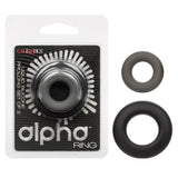 Alpha Liquid Silicone Prolong Set of 2 - Black/gray CalExotics