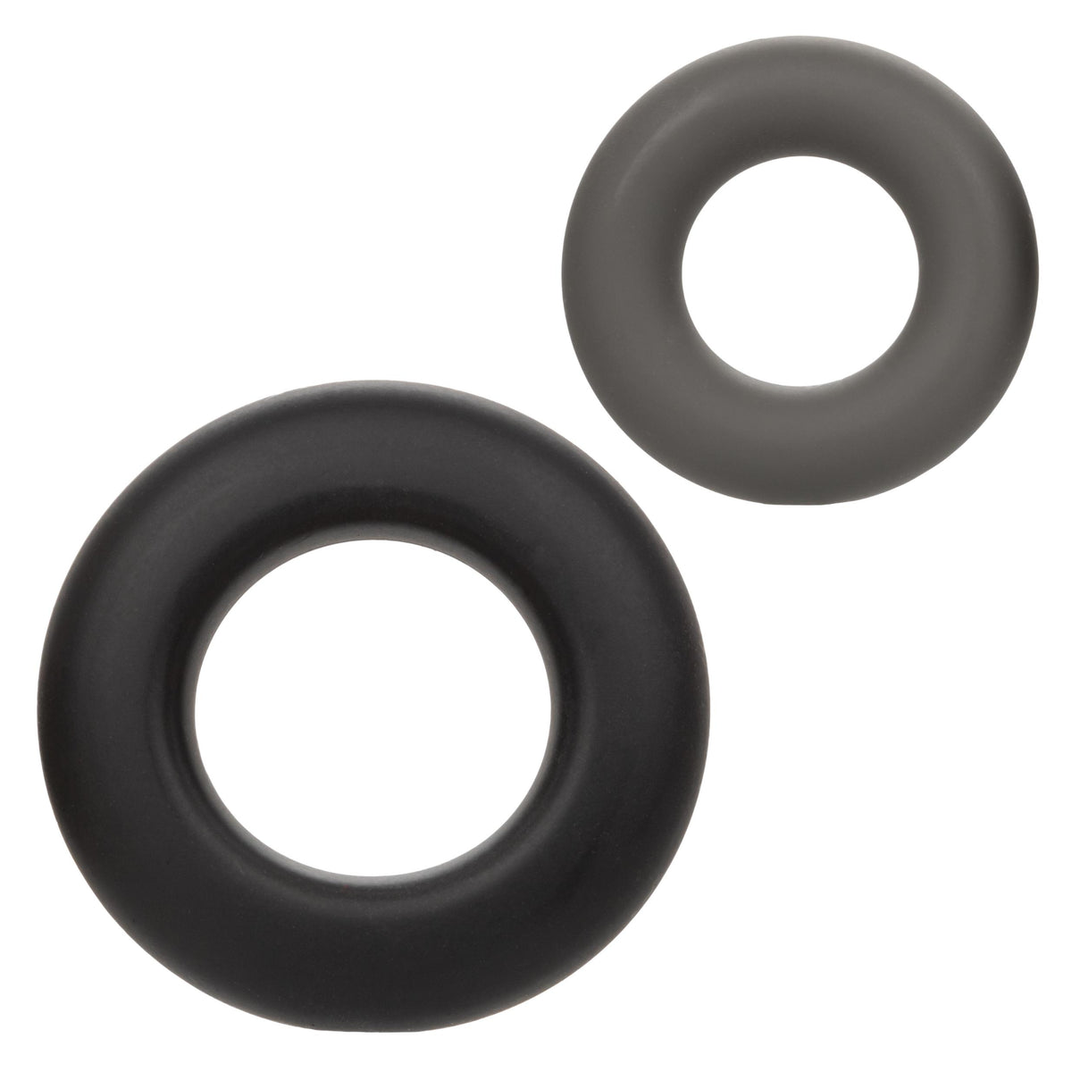 Alpha Liquid Silicone Prolong Set of 2 - Black/gray CalExotics