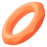 Alpha Liquid Silicone Sexagon Ring - Orange CalExotics