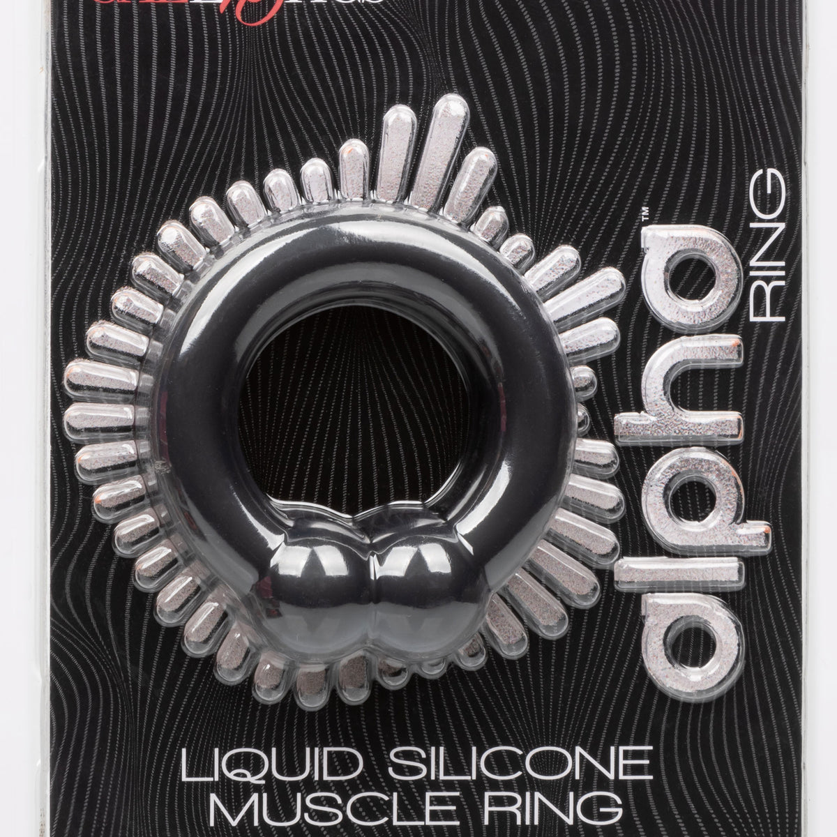 Alpha Liquid Silicone Muscle Ring - Black CalExotics