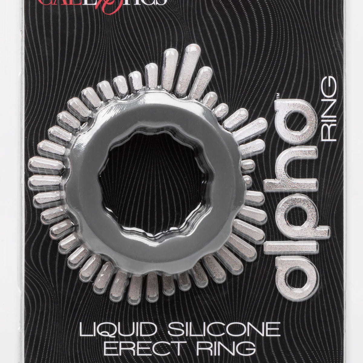 Alpha Liquid Silicone Erect Ring - Gray CalExotics