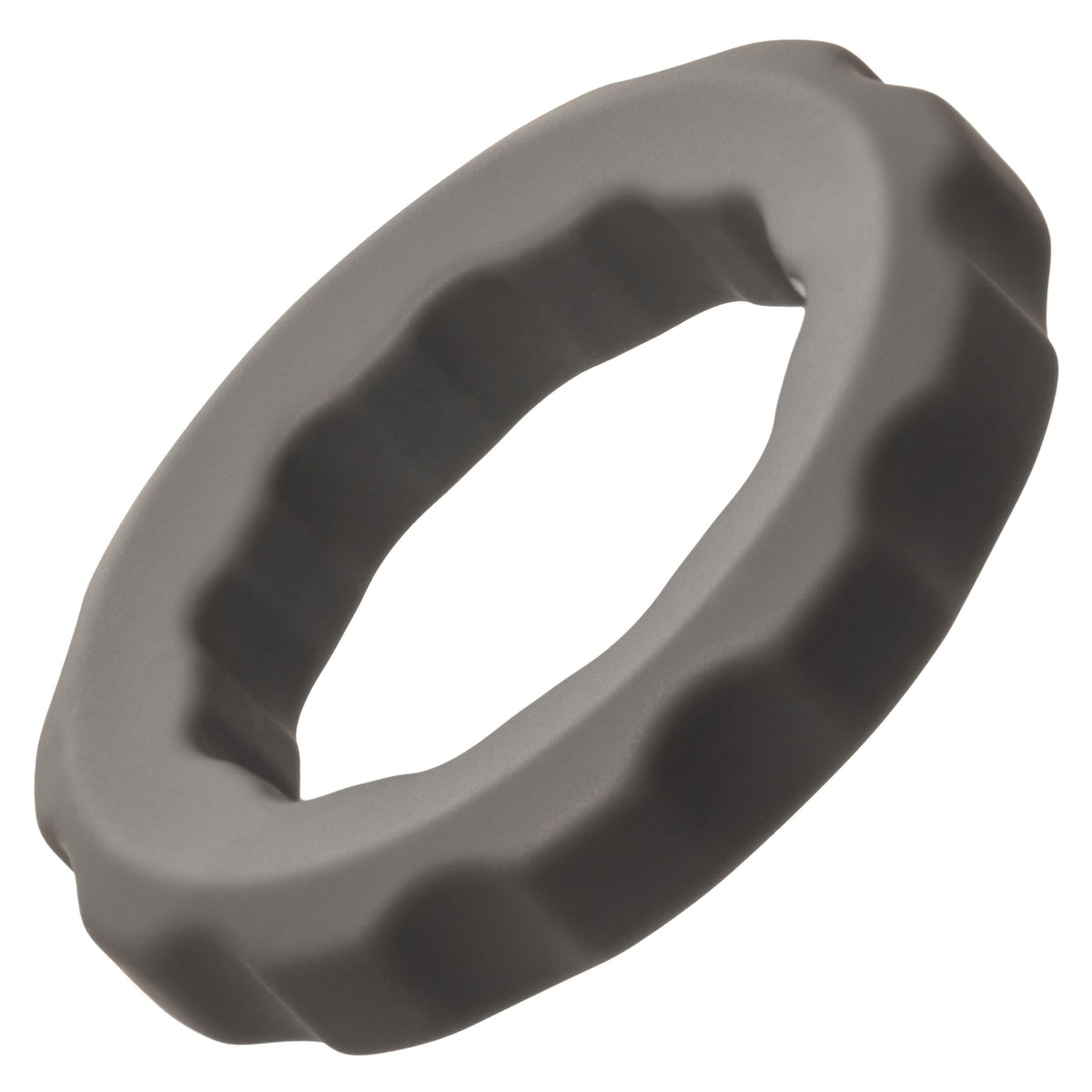 Alpha Liquid Silicone Erect Ring - Gray CalExotics