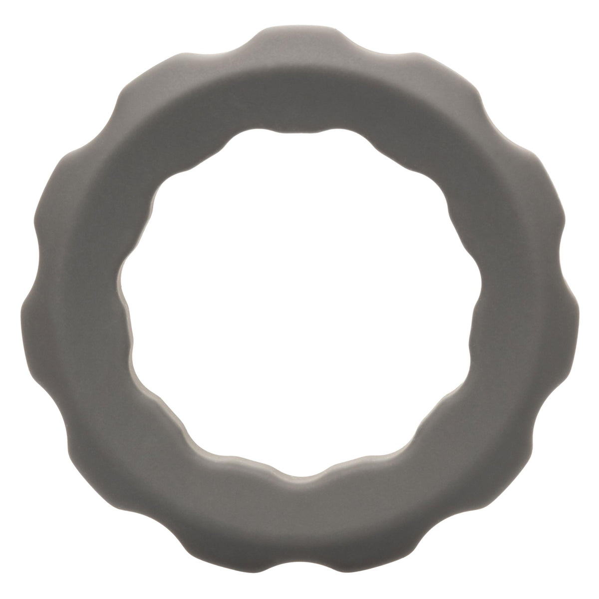 Alpha Liquid Silicone Erect Ring - Gray CalExotics