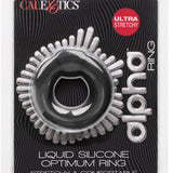 Alpha Liquid Silicone Optimum Ring - Black CalExotics