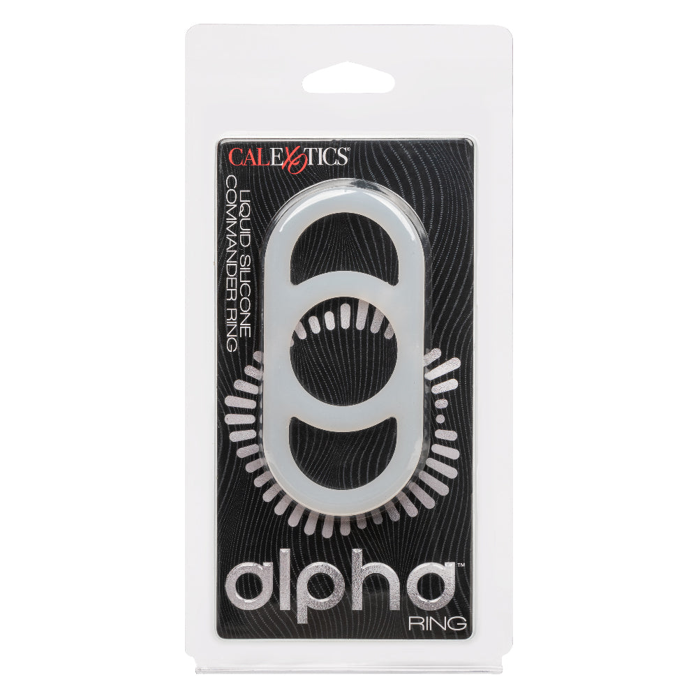 Alpha Liquid Silicone Commander Ring - Natural CalExotics