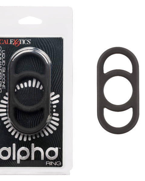 Alpha Liquid Silicone Commander Ring - Black CalExotics