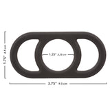 Alpha Liquid Silicone Commander Ring - Black CalExotics