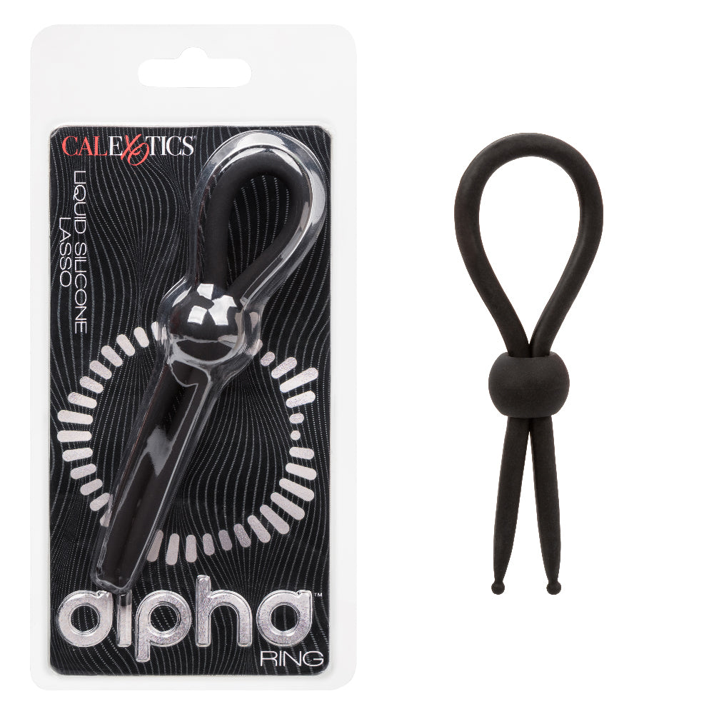 Alpha Liquid Silicone Lasso - Black CalExotics