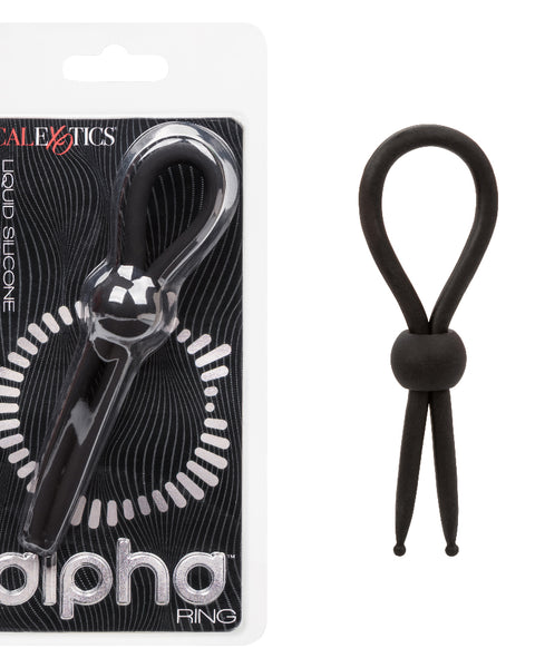 Alpha Liquid Silicone Lasso - Black CalExotics