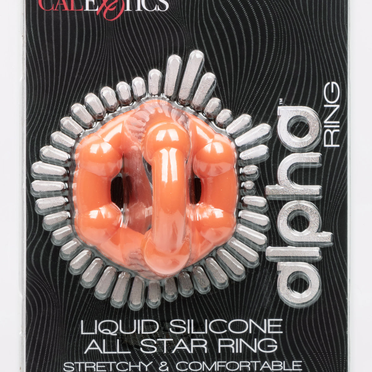 Alpha Liquid Silicone All Star Ring - Orange CalExotics