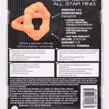 Alpha Liquid Silicone All Star Ring - Orange CalExotics