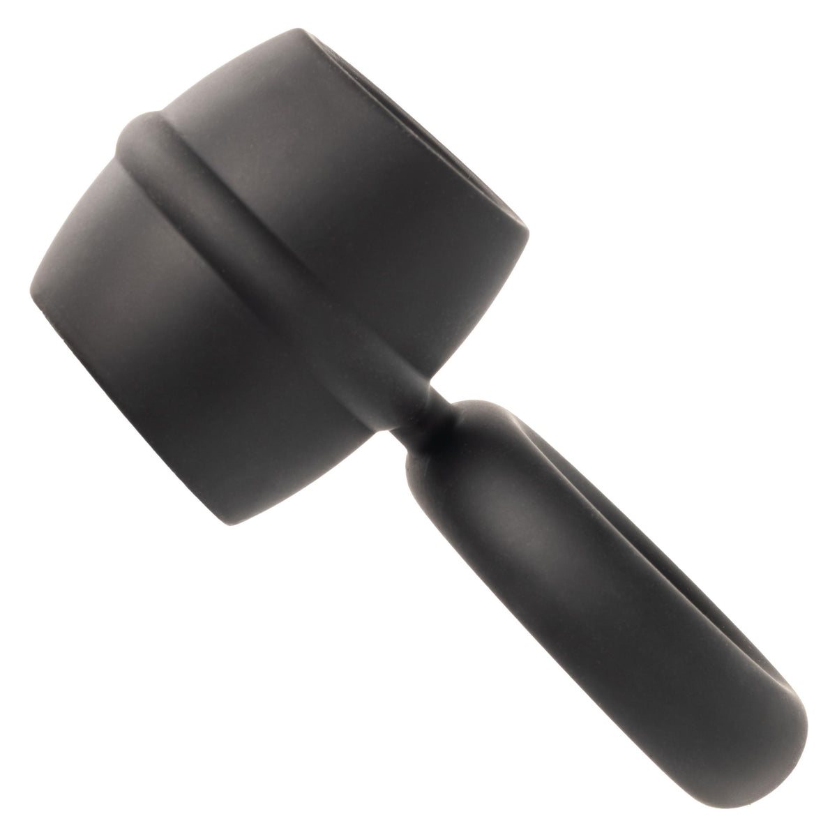 Alpha Liquid Silicone Dual Support Magnum Ring - Black CalExotics