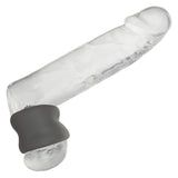 Alpha Liquid Silicone Scrotum Ring - Gray Gray CalExotics