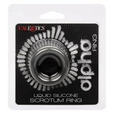 Alpha Liquid Silicone Scrotum Ring - Gray Gray CalExotics