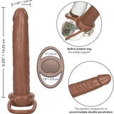 Accommodator Dual Penetrator - Brown CalExotics