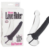 Silicone Love Rider Dual Penetrator - Black CalExotics