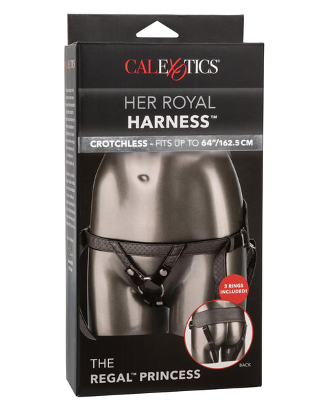 Her Royal Harness  the Regal Princess - Pewter CalExotics