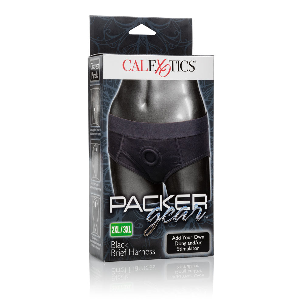 Packer Gear Black Brief Harness 2xl/3xl CalExotics