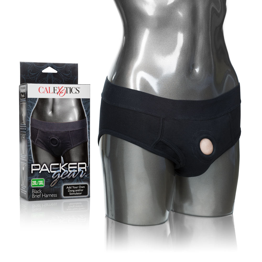 Packer Gear Black Brief Harness 2xl/3xl CalExotics